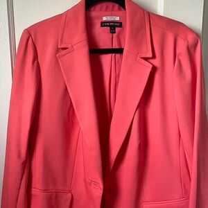 Lane Bryant Coral Blazer - Women’s Single-Button Suit Jacket 16